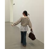 エル、ストライプニットカーディガン cd1259 | BEIDELLI | 詳細画像5 