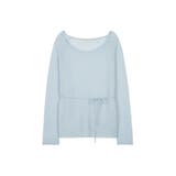 SKYBLUE | ヌア シースルー腰紐ニット nt1320 | BEIDELLI