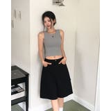 NEW_リブクロップド刺繍キャミソール ts1439 | BEIDELLI | 詳細画像5