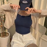 カステラリブニットキャミソール ts1281 | BEIDELLI | 詳細画像9