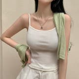 カステラリブニットキャミソール ts1281 | BEIDELLI | 詳細画像27
