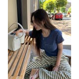 ブルー | キコ キュービック半袖Tシャツ ts1516 | BEIDELLI
