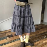 モエル ティアードチェックミディスカート sk1170 | BEIDELLI | 詳細画像1