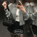 グレー | デイ、ラウンドペンダントカーディガン cd1249 | BEIDELLI