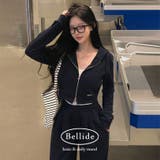 ネイビー | ディアダブルピンタックトレーニングセットアップ op1271 | BEIDELLI