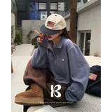 ブルー | 紐付きボーダーTシャツ ts1449 | BEIDELLI