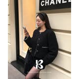 ブラック | バードステッチツイードジャケット jk1174 | BEIDELLI