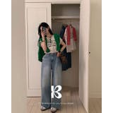 ライトブルー | オーシャンワイドデニムパンツ pt1385 | BEIDELLI