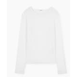 ホワイト | リジュ フライス長袖Tシャツ ts1412 | BEIDELLI