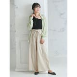 ナチュラル | ロングパンツ リネン 無地 | Rvate