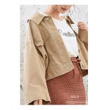 ベージュ | ジャケット ブルゾン コットン | bombshell