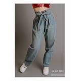 ライトブルー | パンツ サルエルパンツ デニムパンツ | bombshell