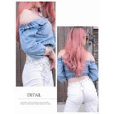 トップス オフショル デニム | bombshell | 詳細画像4 