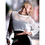 トップス メッシュニット カットソー | bombshell | 詳細画像1 