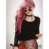 ブラック | 長袖カットソー チョーカー ニット | bombshell