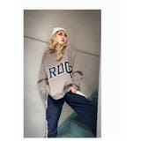 グレージュ | パーカー トレーナー 裏起毛 | bombshell