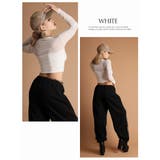 長袖カットソー へそ出し シースルー | bombshell | 詳細画像4 