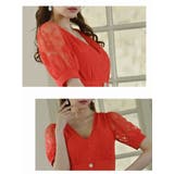 キャバドレス ミニ 袖あり | Ryuyu | 詳細画像3 