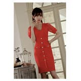 キャバドレス ミニ 袖あり | Ryuyu | 詳細画像5 