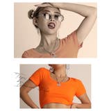 半袖Tシャツ ネオンカラー ショート丈 | bombshell | 詳細画像5