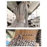 ワンピース 千鳥柄 チェック柄 | bombshell | 詳細画像4 