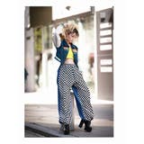 パンツ サルエルパンツ チェッカー柄 | bombshell | 詳細画像6 