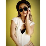 ホワイト | 半袖カットソー ノースリーブ セクシー | bombshell