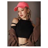 長袖カットソー へそ出し Tシャツ | bombshell | 詳細画像6 