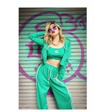 グリーン | セットアップ へそ出し ジャージ | bombshell