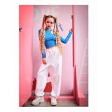 ブルー | 長袖カットソー お腹見せ カットソー | bombshell