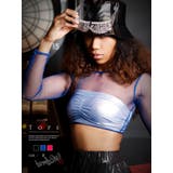 ブルー | トップス メッシュ シースルー | bombshell