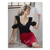 キャバドレス ミニ バイカラー | Ryuyu | 詳細画像4 