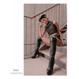 ブラック | キャミソール タンクトップ ボーダー | bombshell