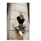 ブラック | 長袖カットソー チョーカー オープンバスト | bombshell