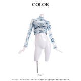 長袖カットソー シースルー ブルー | bombshell | 詳細画像6 