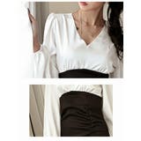 ワンピース キャバドレス モノトーン | Ryuyu | 詳細画像4 