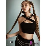 キャミソール タンクトップ クロスデザイン | bombshell | 詳細画像1
