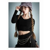 ブラック | 長袖カットソー シンプル 無地 | bombshell