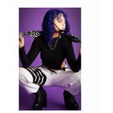 ブラック | 半袖カットソー リブニット サイドカット | bombshell