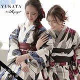 浴衣 派手 ストライプ | Ryuyu | 詳細画像1