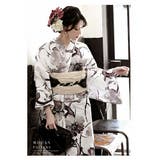 浴衣 墨絵 花柄 | Ryuyu | 詳細画像3 