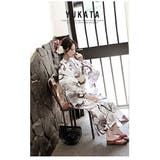 浴衣 墨絵 花柄 | Ryuyu | 詳細画像4 