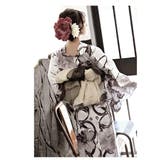 浴衣 墨絵 花柄 | Ryuyu | 詳細画像9 