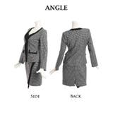 キャバスーツ 千鳥柄 ツイードスーツ | Ryuyu | 詳細画像11 