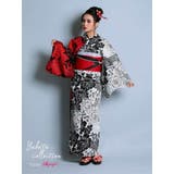 浴衣 牡丹柄 黒 | Ryuyu | 詳細画像2