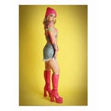 長袖カットソー カラフル クロップドトップス | bombshell | 詳細画像5 