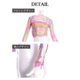 長袖カットソー カラフル クロップドトップス | bombshell | 詳細画像9 