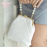 ホワイト | ショルダーバッグ キャバクラ キルティング | Ryuyu