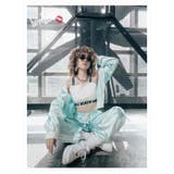 ホワイト | パンツ サルエルパンツ レザー風 | bombshell