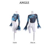 長袖カットソー マーブル柄 シースルー | bombshell | 詳細画像9 